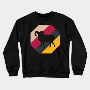 Mouflon Design Wild Sheep Lover Tomorrow Crewneck Sweatshirt
